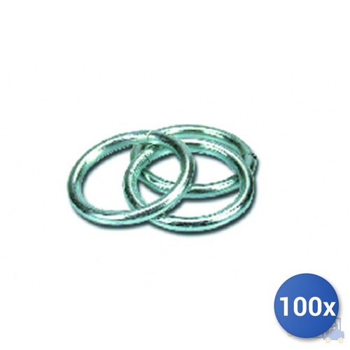 100x aref anelli zincati - 100x,