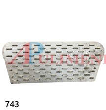 PIASTRA PEDANA ALLUMINIO