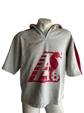 SALERNITANA CALCIO Felpa con cappuccio 1997-98 vintage tratti