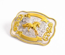 Fibbia cintura western cowboy