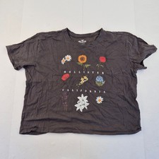 HOLLISTER T-shirt grande nera