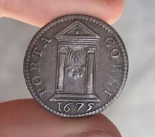 STATO PONTIFICIO CLEMENTE X GROSSO 1675 PORTA COELI OTTIMA QUALITÀ MOLTO RARO