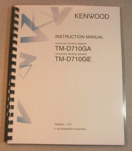 Kenwood d710ga manuale di - tm-d710ga/e,