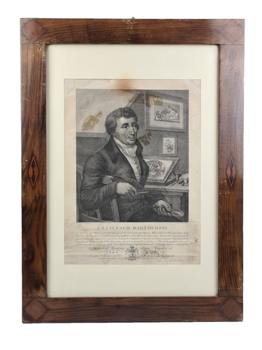 Antique old print - old, antica