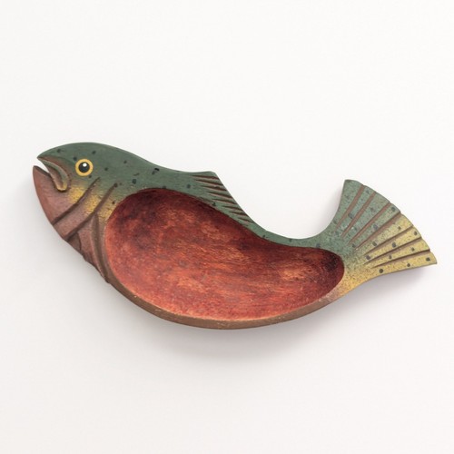 Piatto ciotola pesce - , legno