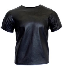 Camicia nera da uomo in vera