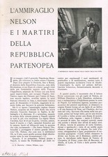 L'AMMIRAGLIO NELSON E I MARTIRI DELLA REPUBBLICA PARTENOPEA - 12pag_riv del 1941