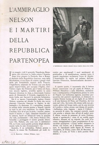 Ammiraglio nelson i - l'ammiraglio,