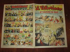 IL VITTORIOSO SETTIMANALE ANNO XI N°37 SETTEMBRE 1947 RETROPAGINA DI JACOVITTI