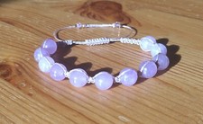 Bracciale Shamballa - con Ametista Lavanda, Idea regalo! 