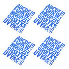  4 pezzi toppe in tessuto per