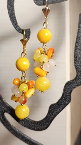 Orecchini donnaagata giada - orecchini,