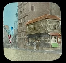 Vintage magic lantern slide - magic,