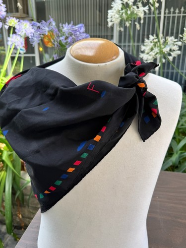 Sciarpa seta fendi nera - seta,