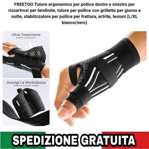 Tutore pollice mano - mano, destra