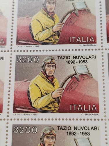 Foglio francobolli tazio - 50,
