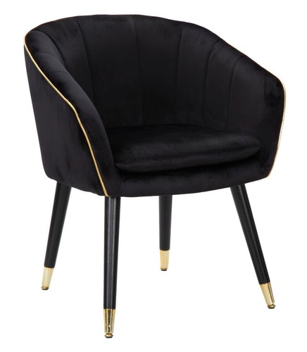 Poltrona eleganza paris nera - poltrona,