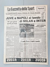 GAZZETTA DELLO SPORT 29 NOVEMBRE 1965 JUVENTUS-MILAN-INTER-VESPA SUPER SPRINT