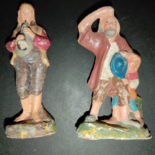 Coppia pastori presepe vintage - presepe,