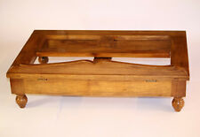 Grande leggio mensa da tavolo cm.62x41,5x39 in legno noce con ripiano rialzabile