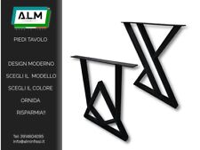 GAMBE PER TAVOLO IN ACCIAIO