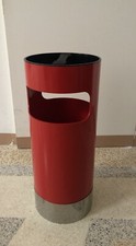 Kartell Portaombrelli Posacenere Ashtray Gino Colombini rosso red inox Design