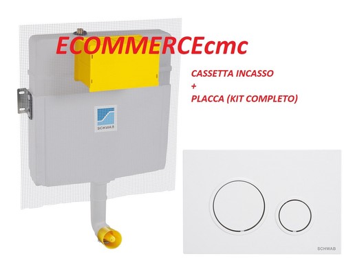 Cassetta scarico incasso - da, wc