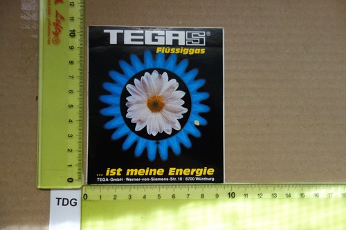 Vecchio adesivo energia gas - energia,