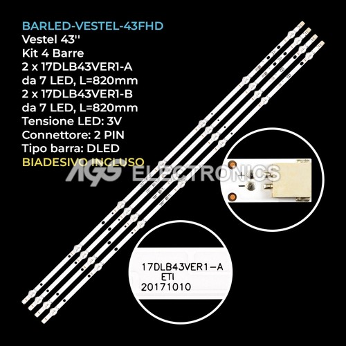 Kit barre strip led tv - kit,