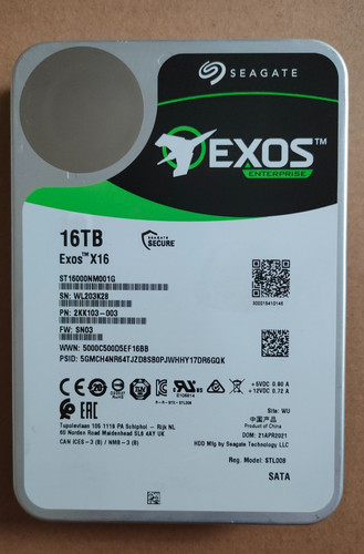 Seagate exos x16 - x16, 16