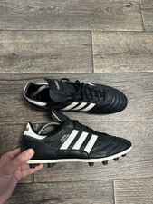 Adidas copa tacchetti mundial pelle nera made in germany Uk10 Us10,5 Eu44 2/3
