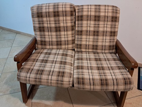 Divano posti vintage - vintage, legno
