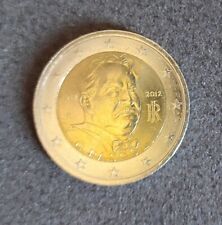 Moneta 2 Euro Italia 2012 Commemorativa 100 anni morte Giovanni Pascoli SPL+