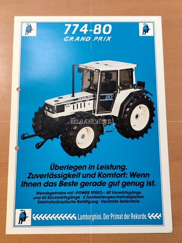 Brochure trattore trattore