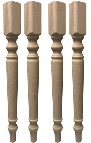Set gambe legno massello - gambe, in