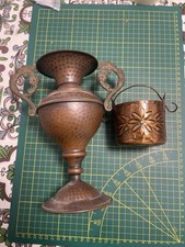 Fioriera e secchiello in rame #SB05