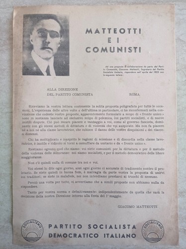 Manifestino psdi partito - manifestino,