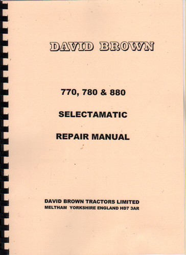 David brown 770 780 and - brown,