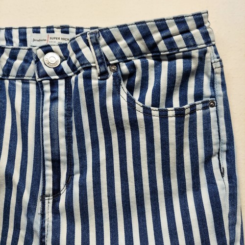 Jeans stradivarius blu bianco - stradivarius, blu/bianco