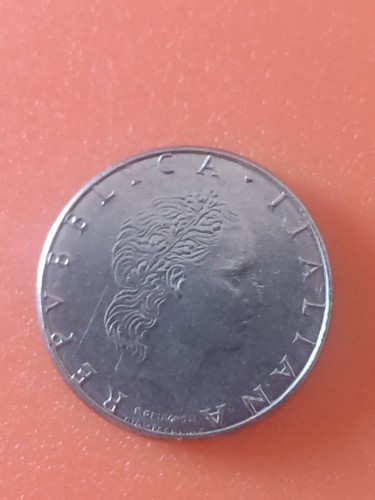 Italia moneta 50 lire - italia,