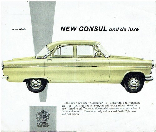 Ford console mk2 - saloon, orig