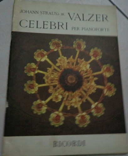 Valzer celebri per - celebri, pianoforte
