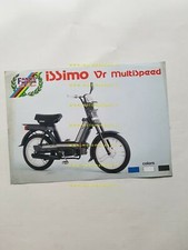 Fantic Motor Issimo 50 VR Multispeed 1987 depliant originale italiano  
