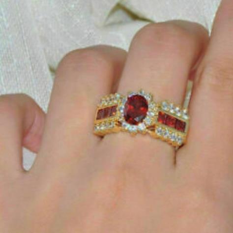 Anello riempito oro - anello, 10