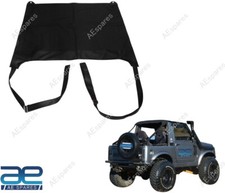 Bikini Soft Top Con Cinghie Denim Nero Per Suzuki Samurai 1986-1995 GEC