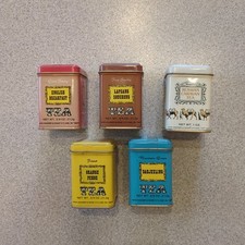 Lotto 5 scatoline Tè - Tea John Wagner & Sons - Vintage - 6,5cm