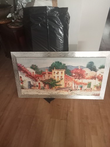 Quadro moderno dipinto mano - dipinto, a