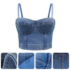 Gilet di jeans da donna alla