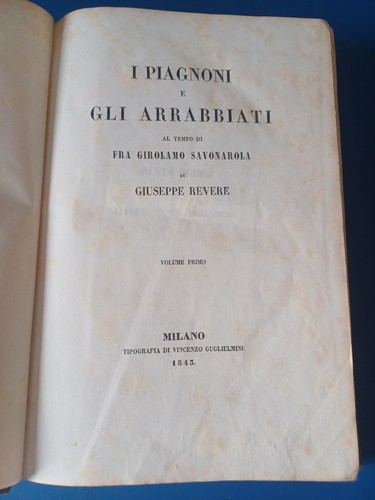 Revere piagnoni e - 'i, gli