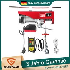 Verricello elettrico paranco